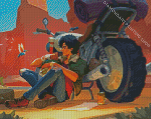 Megalobox Joe Anime Boy Diamond Painting