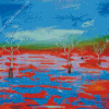 Menindee Lake Art Diamond Painting