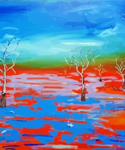 Menindee Lake Art Diamond Painting