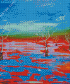 Menindee Lake Art Diamond Painting