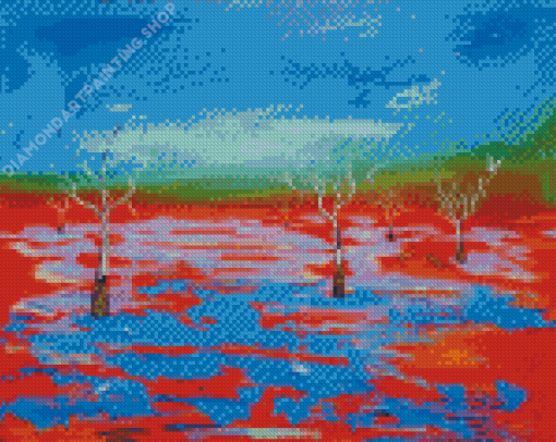 Menindee Lake Art Diamond Painting