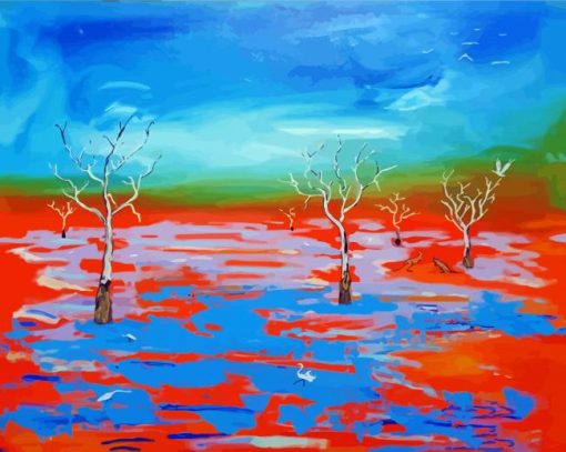 Menindee Lake Art Diamond Painting