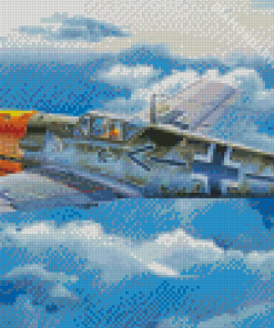 Messerschmitt Bf 109 Aviation Diamond Painting