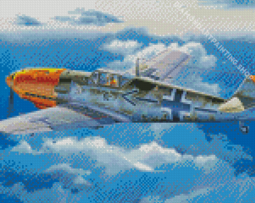 Messerschmitt Bf 109 Aviation Diamond Painting