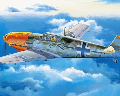 Messerschmitt Bf 109 Aviation Diamond Painting