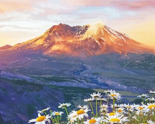 Mount St Helens Diamond Painting