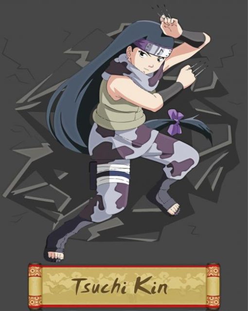 Naruto Kin Tsuchi Anime Girl Diamond Painting