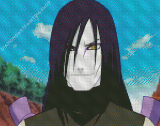 Naruto Manga Orochimaru Diamond Painting