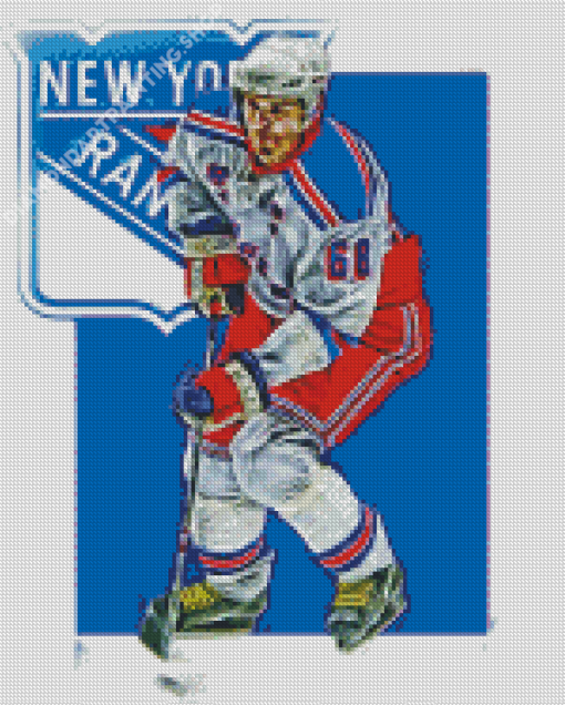 New York Rangers Player Diamond Painting