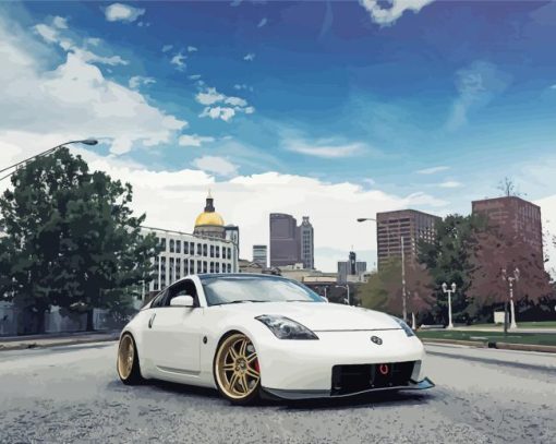 Nissan 350z Car Diamond Painting