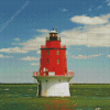 Old Miah Maull Shoal New Jersey Lighthouse Diamond Painting