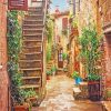 Old Italy Street Path Diamond Painting