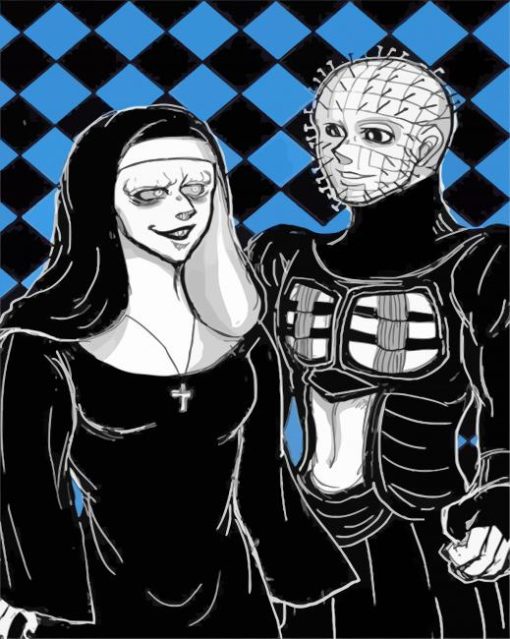 Pinhead And His Lover Diamond Painting