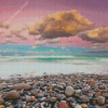 Pink Sunset At Cape Agulhas Diamond Painting