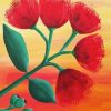 Pohutukawa Flower Art Diamond Painting