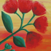 Pohutukawa Flower Art Diamond Painting