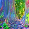 Rainbow Eucalyptus Tree Diamond Painting