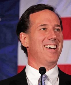 Rick Santorum Smiling Diamond Painting