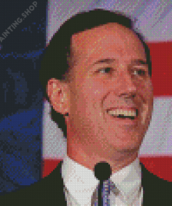 Rick Santorum Smiling Diamond Painting