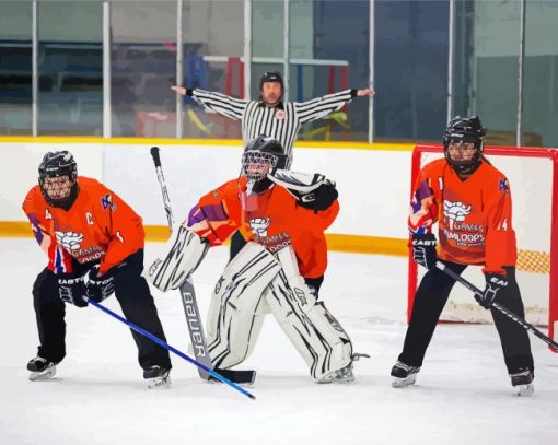 Ringette Players Diamond Painting