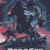 Robocop Illustration Diamond Painting