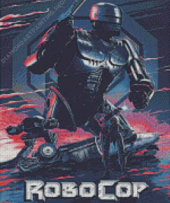 Robocop Illustration Diamond Painting