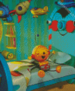 Rolie Polie Olie Character Diamond Painting