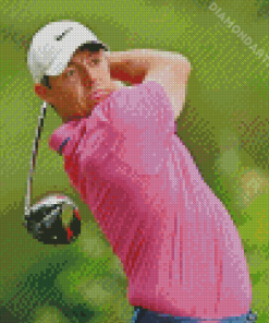 Rory McIlroy Golf Player Diamond Painting