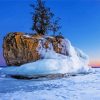 Snow Lake Champlain Vermont Diamond Painting