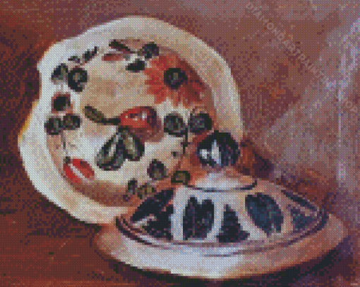 Soup Bowl Covers By Frederic Bazille Diamond Painting