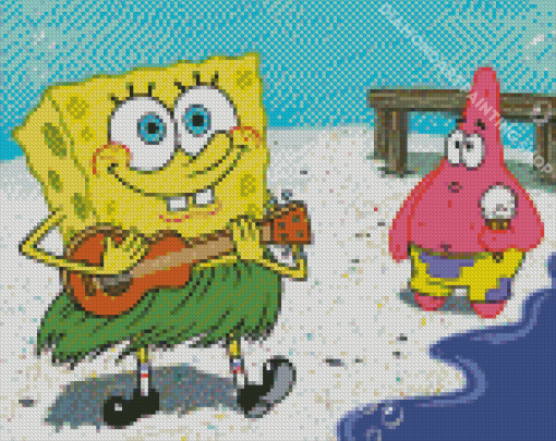 SpongeBob And Patrick Star Diamond Painting