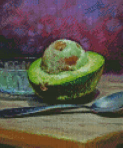 Still Life Avocado Diamond Painting