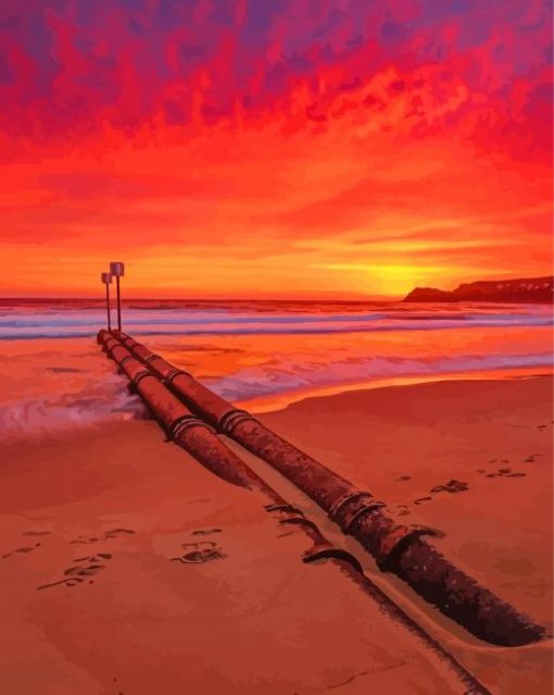 Sunrise At Manly Beach Diamond Painting