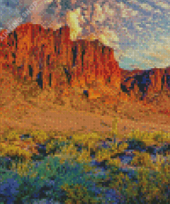 Superstition Mountains Arizona Diamond Painting