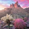 Superstition Mountains Sunset Diamond Painting