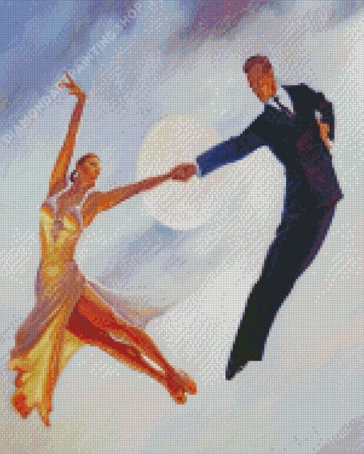 Swing Dancers Diamond Painting