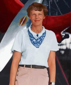 The Aviator Amelia Earhart Diamond Painting