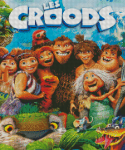 The Croods Animated Movie Diamond Painting