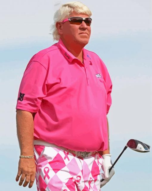 The Golf Player John Daly Diamond Painting