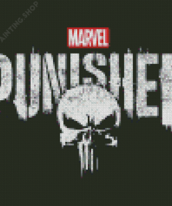 The Punisher Marvel Diamond Painting