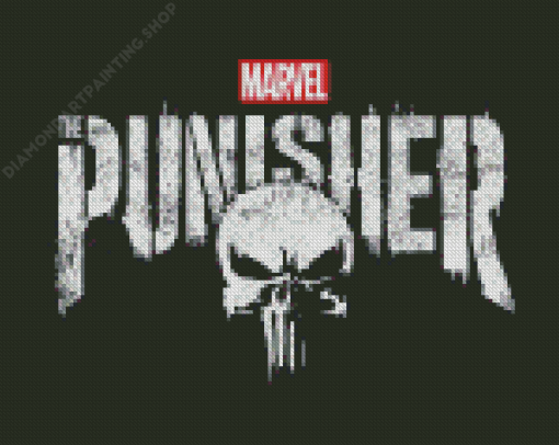 The Punisher Marvel Diamond Painting