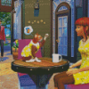 The Sims 4 Video Game Illustration Diamond Painting