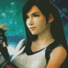 Tifa Lockhart Video Game Character Diamond Painting