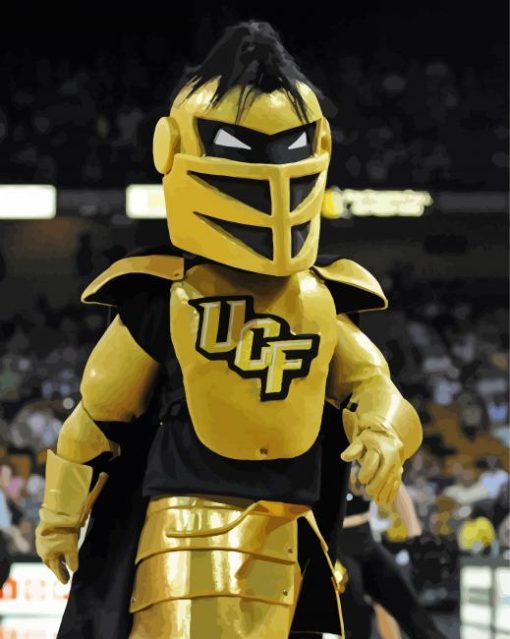 Ucf Knights Mascot Diamond Painting