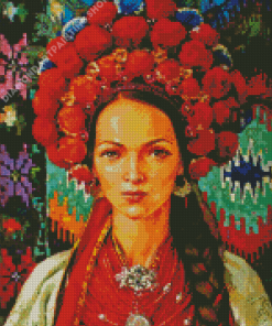 Ukrainian Girl Art Diamond Painting