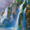 Winter Waterfall Diamond Painting