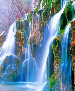 Winter Waterfall Diamond Painting