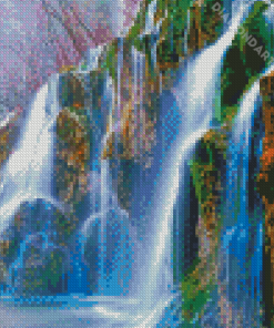 Winter Waterfall Diamond Painting