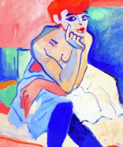 Woman In A Chemise By Andre Derain Diamond Painting