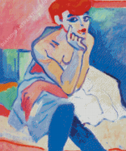 Woman In A Chemise By Andre Derain Diamond Painting